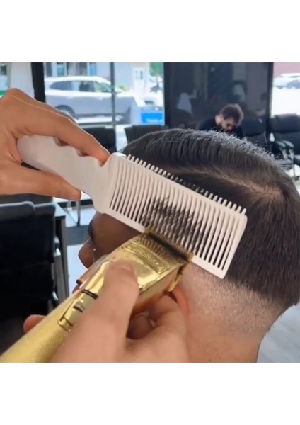 Set M Yeni Stil Saç Kesme Konumlandırma Tarak Setleri Profesyonel Saç Kesme Makinesi Solmaya Tarak Fırça Erkekler Salon Şekillendirici Berber Aksesuarları (Yurt Dışından) modelleri