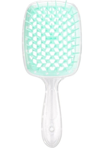 Şeffaf-Yeşil Karışık Saç Tarak Dolaşık Açıcı Saç Fırçası Masaj Taraklar Islak Kıvırcık Saç Fırçaları Oymak Berber Tarağı Salon Saç Şekillendirici Araçları (Yurt Dışından)