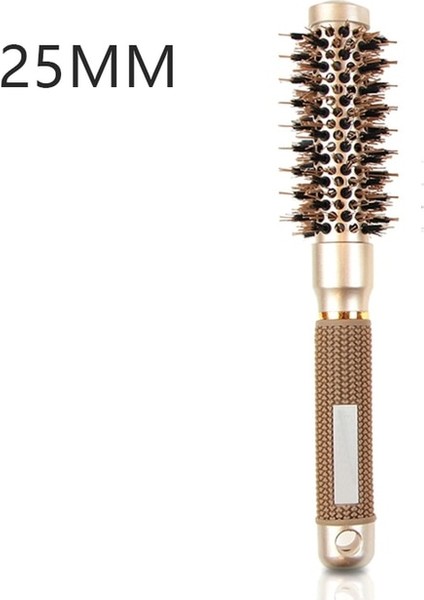 25MM 1 Pc 4 Boyutları Profesyonel Salon Şekillendirici Araçları Yuvarlak Saç Tarak Kuaförlük Saç Maşası Fırçaları Tarak Varil Tarak Kıvırcık Saç Fırçası (Yurt Dışından)