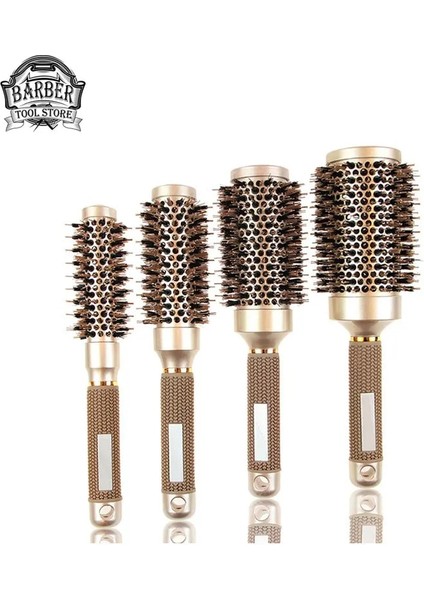 25MM 1 Pc 4 Boyutları Profesyonel Salon Şekillendirici Araçları Yuvarlak Saç Tarak Kuaförlük Saç Maşası Fırçaları Tarak Varil Tarak Kıvırcık Saç Fırçası (Yurt Dışından) fiyatları