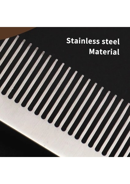 BXGS04 Yüksek Kaliteli Paslanmaz Çelik Gümüş Metal Berber Tarak Kuaförlük Salonu Saç Kesme Tarağı Erkekler ve Kadınlar Için (Yurt Dışından) fırsatları