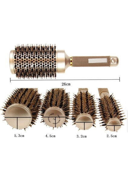 25MM 1 Pc 4 Boyutları Profesyonel Salon Şekillendirici Araçları Yuvarlak Saç Tarak Kuaförlük Saç Maşası Fırçaları Tarak Varil Tarak Kıvırcık Saç Fırçası (Yurt Dışından) modelleri