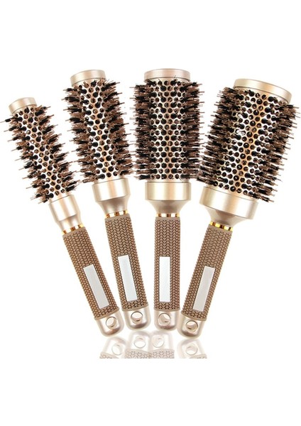 25MM 1 Pc 4 Boyutları Profesyonel Salon Şekillendirici Araçları Yuvarlak Saç Tarak Kuaförlük Saç Maşası Fırçaları Tarak Varil Tarak Kıvırcık Saç Fırçası (Yurt Dışından) indirimleri