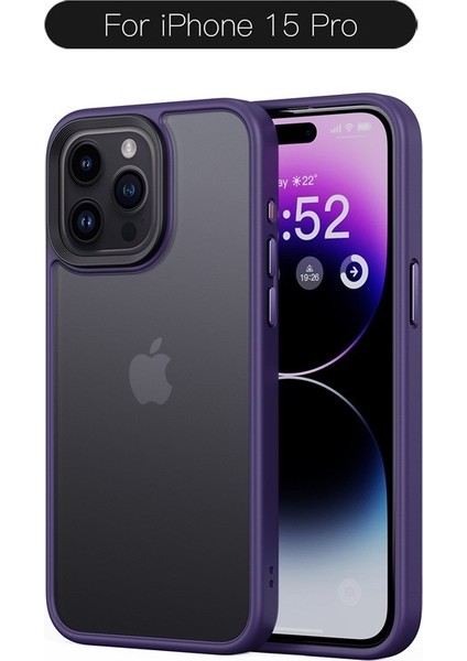 IPHONE15 Cep Telefonu Kılıfı Için Uygundur Youdun Buzlu Cilt Dostu Apple 15PRO Cep Telefonu Kılıfı (Yurt Dışından)