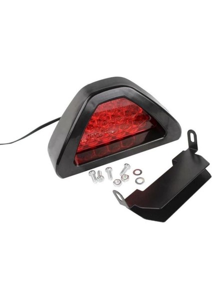 F1 Arka Stop Fren Çakar Lambası Araçlar ve Motosikletler Için Uygundur Üçgen Çakar indirimleri