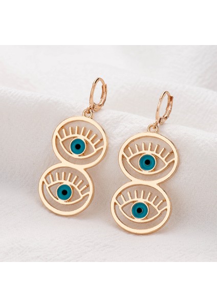 Kadınlar Için Küpe, Kaplama Nazar Küçük Dangle Hoop Huggie Küpe Kadınlar Için Takı Hediyeler (Yurt Dışından) fiyatları