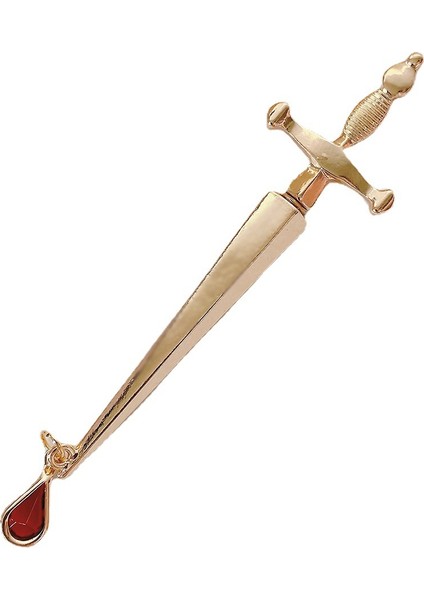 1 Çift Benzersiz Retro Gotik Uzun Kılıç Kanca Küpe Vintage Punk Tarzı Bıçak Dangle Bırak Küpe Kadın Kızlar Için Trendy Bildirimi Takı Hediyeler (Yurt Dışından)