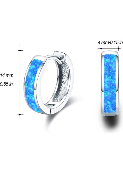 Opal Menteşeli Halka Küpe Altın Kaplama Hipoalerjenik Küçük Halka Küpe Kadın Kız Erkek --- Sarı Altın (Yurt Dışından) fırsatları