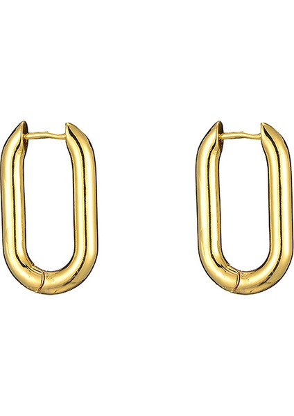 Kadınlar Için Oval Halka Küpeler - Küçük U-Şekilli Yuvarlak Dikdörtgen Geometrik Kıkırdak Manşet Halka Küpeler Kadınlar Kızlar Için Moda Takı Hediyeler (Yurt Dışından) fiyatları
