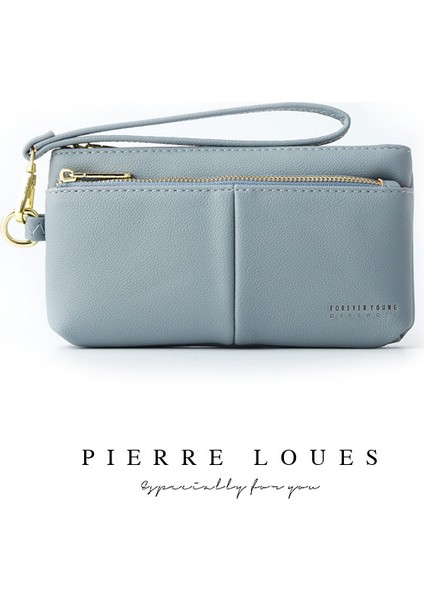 Moda Kadın Cüzdan Çok Fonksiyonlu Debriyaj Basit Cüzdan Uzun Stil (Yurt Dışından)