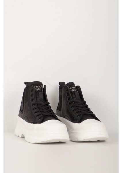 18443 Gerçek Deri Yarım Bilek Erkek Sneaker