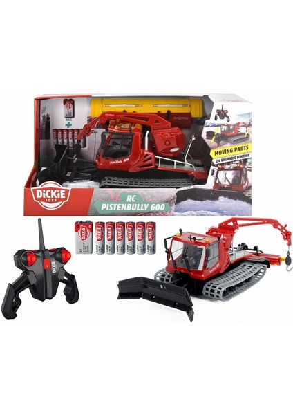 201108001 R/c Pistenbully 600 Kar Küreme Aracı -Dickie