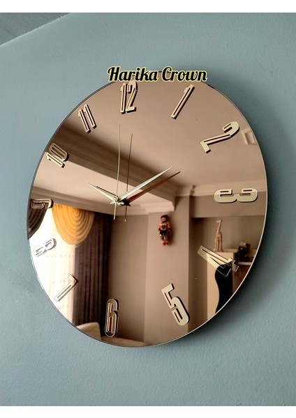 Gerçek Aynalı Dekoratif Duvar Saati (40- 50 Cm) fiyatları
