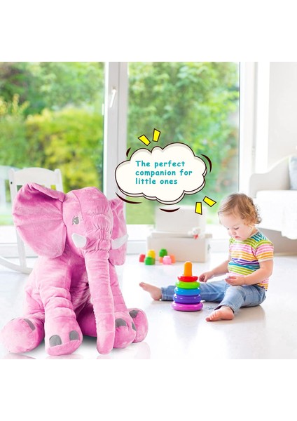 Fil Dolması Hayvan Peluş, 11.8in Sevimli Yumuşak Pembe Sarılma Fil Peluşlar Yastık Oyuncaklar Bebek Kawaii Doğum Günü Hediyesi Yetişkinler Çocuklar Için Erkek Kız (Yurt Dışından) fırsatları