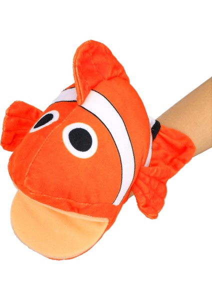 Peluş Palyaço Balığı El Kuklası Okyanus Hayvanı Dolması Kukla Okul Öncesi Hikaye Anlatımı Öğretimi Için Hareketli Ağızlı Rol Oynama Hediyesi Çocuk Erkek Kızları Için Doğum Günü Noe (Yurt Dışından)