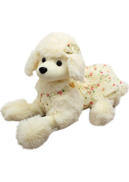 11.8 "kaniş Doldurulmuş Hayvan Peluş, Çocuklar Için Köpek Peluş Oyuncak Köpek Yastık Beyaz (Yurt Dışından)