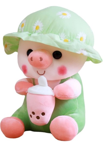 '' Doldurulmuş Hayvanlar Domuz Peluş Bebekler Yeşil Sevimli Piggy Peluş Oyuncaklar Kız Erkek Çocuklar Için (Yurt Dışından)