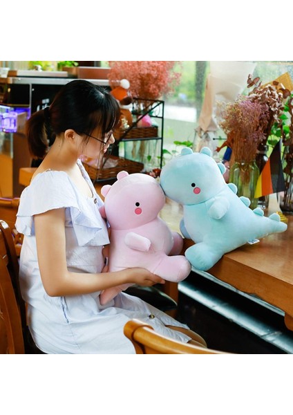 Sevimli Dinozor Peluş Oyuncaklar, Şişman Dinozor Doldurulmuş Hayvanlar Oyuncak Bebekler, Yumuşak Peluş Doldurulmuş Hayvan Dino Peluş, Çocuk Kız Erkek Pembe 20 Inç Için Doğum Günü H (Yurt Dışından)