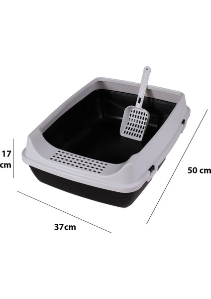 Açık Kedi Tuvaleti + Kürek