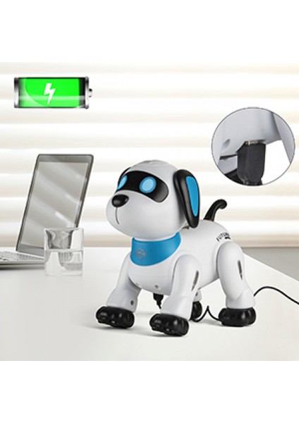Çocuklar Için Robot Köpek Programlanabilir Köpek Yavrusu Robotik Oyuncaklar 3, 4, 5, 6, 7, 8, 9, 10 Yaşındaki Erkek ve Kız Çocukları Için Elektronik Evcil Hayvanlar (Yurt Dışından)