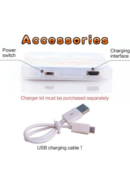 Telefon Çocuk Öğrenme Oyuncak USB Şarj Edilebilir Beyaz Cep Telefonu Oyna (Yurt Dışından)