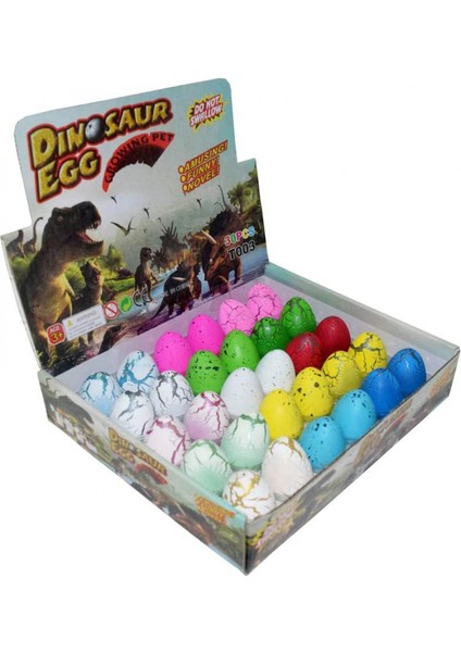 Dinozor Yumurtaları Oyuncak Kuluçka Büyüyen Dino Ejderha Çocuklar Için Büyük Boy Paket 30 Adet, Mix Renk (Yurt Dışından)