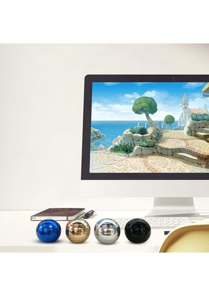 Kinetik Masa Oyuncakları, Tam Vücut Optik Illüzyon Fidget Spinner Topu, Erkekler, Kadınlar, Çocuklar Için Hediyeler Boyutu 2.1 ", Gümüş (Yurt Dışından)