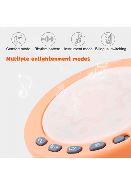 Bebekler Davul Bebekler Müzik Davul Seti Eğitici Oyuncaklar 1-6 Yaşındakiler Için Işıklı Elektronik Davul Aletleri (Yurt Dışından) fiyatları