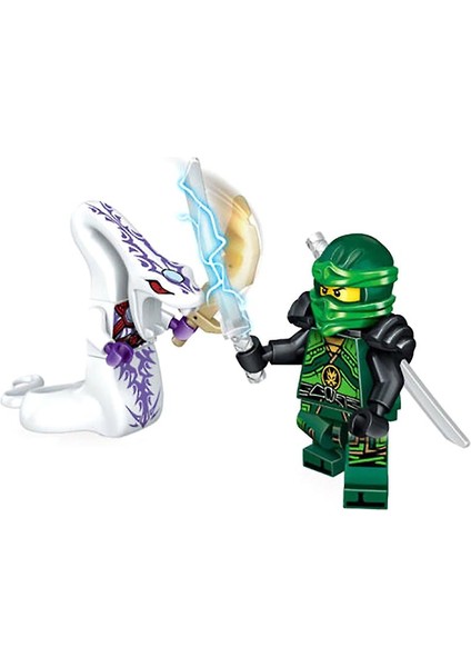 24 Adet Set Ninjago Mini Rakamlar Kai Jay Sensei Wu Usta Yapı Taşları Oyuncaklar (Yurt Dışından)