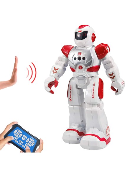 Çocuklar Için Uzaktan Kumandalı Robot, Kızılötesi Denetleyici Oyuncaklarla Akıllı Programlanabilir Robot, Dans, Şarkı Söyleme, Ay Yürüyüşü ve LED Gözler, Hareket Algılama (Yurt Dışından)