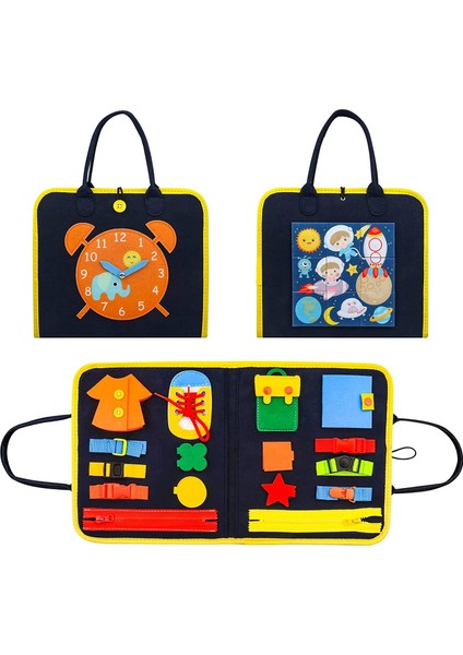 Yeni Yürümeye Başlayan Çocuklar Için Hareketli Tahta Montessori Oyuncakları Temel Beceri Tahtası Erkek ve Kız Çocuk Erken Eğitim Aktiviteleri Ince Motor Becerilerini Geliştiren Oyu (Yurt Dışından)