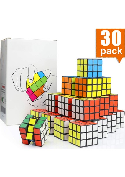 Saytay Mini Küp 30 Paket Yapboz Partisi Oyuncağı, Canlı Renklerle Çevre Dostu Malzeme, Parti Lehine Okul Malzemeleri Erkekler ve Kızlar Için Yapboz Oyunu Seti, Çocuklar Için Ideal (Yurt Dışından)