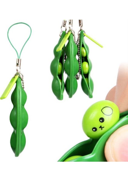 3 Paket Edamame Anahtarlık Oyuncaklar Anahtarlık Bezelye Anahtarlık Soya Fasulyesi Oyuncaklar Hediye Dekompresyon Bezelye Pod Anahtarlık (Yurt Dışından) fırsatları