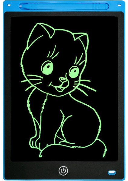 LCD Yazma Tableti Doodle Tahtası, Çocuklar Için 10 Inç Çizim Defteri Yazma Tableti, Erkek Kız Oyuncakları Çizim Tahtası Eğitici Oyuncaklar Ev ve Ofis Mesaj Notu Grafik Tablet (Mavi (Yurt Dışından)