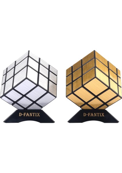 Saytay Shengshou Ayna Küp Seti, Ayna Blokları 3X3X3 Ayna Hız Küp Seti Paket Aynalı Küp Paketi Bulmaca Oyuncaklar Gümüş Altın 2'li Paket ST-001 (Yurt Dışından)