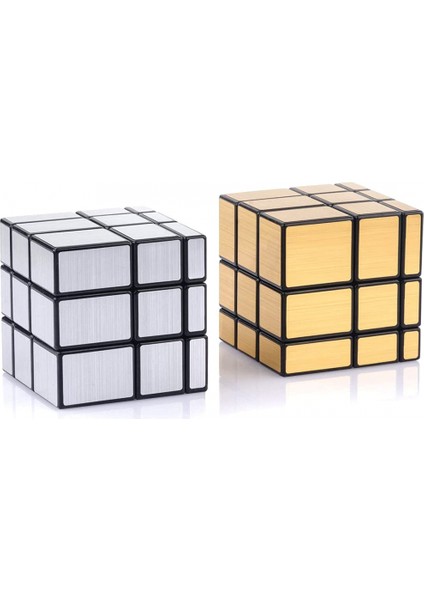 Saytay Shengshou Ayna Küp Seti, Ayna Blokları 3X3X3 Ayna Hız Küp Seti Paket Aynalı Küp Paketi Bulmaca Oyuncaklar Gümüş Altın 2'li Paket ST-001 (Yurt Dışından) fiyatları
