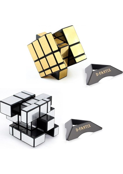 Saytay Shengshou Ayna Küp Seti, Ayna Blokları 3X3X3 Ayna Hız Küp Seti Paket Aynalı Küp Paketi Bulmaca Oyuncaklar Gümüş Altın 2'li Paket ST-001 (Yurt Dışından) indirimleri