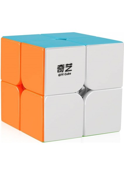 Saytay Qiyi Qidi S 2x2 Hız Küp Çıkartmasız Bulmaca Küp Çocuklar Için ST-001 (Yurt Dışından)