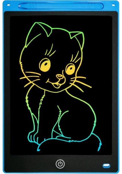 LCD Yazma Tableti 12 Inç Yürümeye Başlayan Çocuk Doodle Tahtası, Renkli Çizim Tableti, Silinebilir Elektronik Boyama Pedleri, 2 3 4 5 6 Yaşındaki Erkek ve Kız Hediyeleri Için Eğiti (Yurt Dışından)