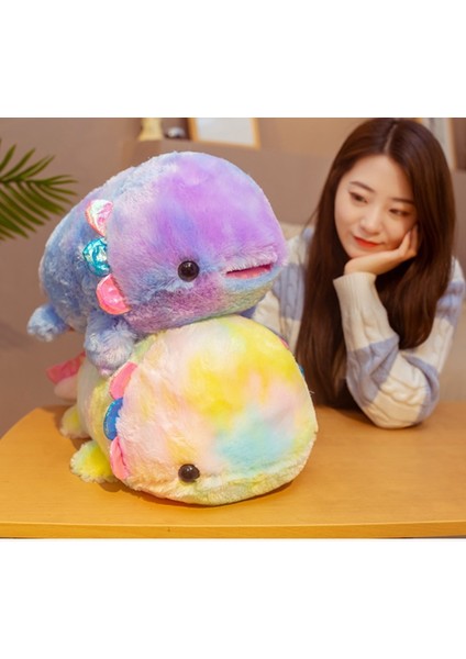 Salamander Peluş Oyuncak Peluş Salamander Çift Taraflı Peluş Doldurulmuş Hayvan Bebek Yumuşak Peluş Bebek Oyuncak Doğum Günü Partisi Tarzı 55 cm (Yurt Dışından) fırsatları