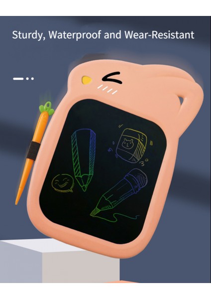 LCD Yazma Tableti, Elektronik Yazı ve Çizim Tahtası Doodle Tahtası, 8.5 "el Yazısı Kağıdı Çizim Tableti Evde, Okulda ve Ofiste Çocuklar ve Yetişkinler Için Hediye (Mavi) (Yurt Dışından)