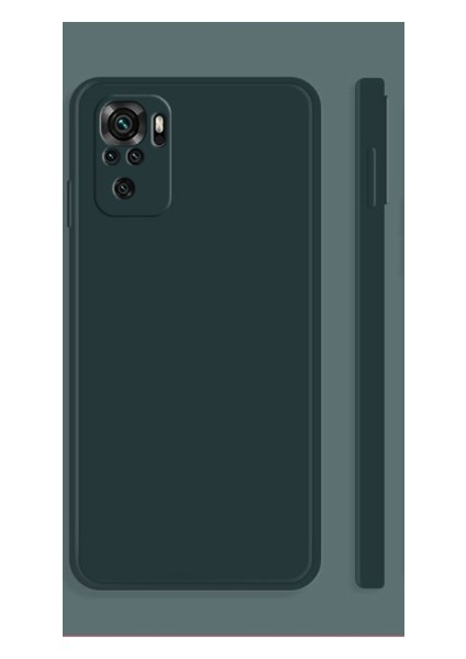 Xiaomi Note 10 ile Uyumlu Içi Kadife Dokulu Kamera Korumalı Silikon Lansman Kılıf
