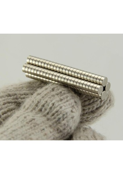 Yuvarlak Neodyum Mıknatıs Magnet 4X2MMÇAP -4mm Genişlik -2mm Kalınlık
