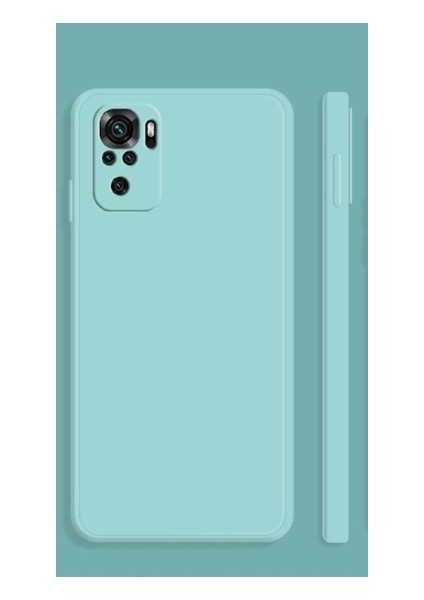 Xiaomi Note 10 ile Uyumlu Içi Kadife Dokulu Kamera Korumalı Silikon Lansman Kılıf