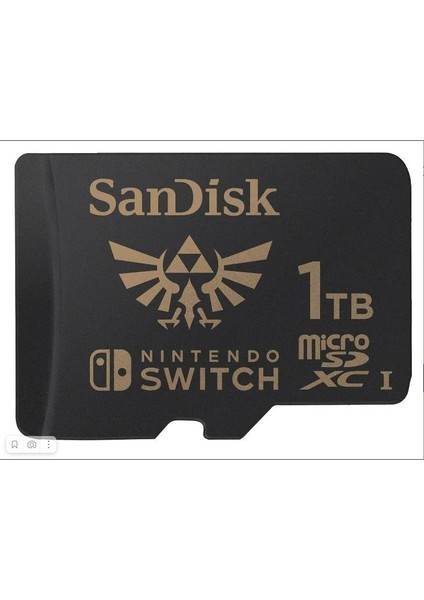 Nintendo Switch 1tb 100MB/S Microsdxc Hafıza Kartı SDSQXAO-1T00-GN6ZN