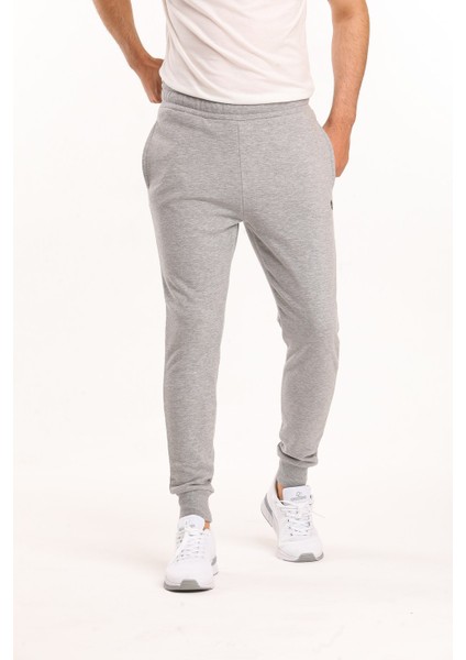 Basic Gri-Melanj Erkek Eşofman Alt fırsatları