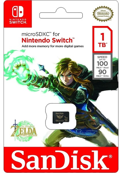 Nintendo Switch 1tb 100MB/S Microsdxc Hafıza Kartı SDSQXAO-1T00-GN6ZN fırsatları