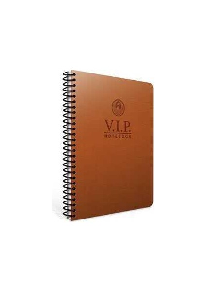 GIPTA 1081 A4 140 YAPRAK KARELİ KARELİ VIP SPİRALLİ SUNİ DERİ DEFTER