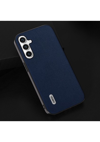 Samsung Galaxy A24 4g Koruyucu Kılıf Litchi Doku Inek Deri Kaplamalı Pc+Tpu Telefon Kapağı (Yurt Dışından) modelleri
