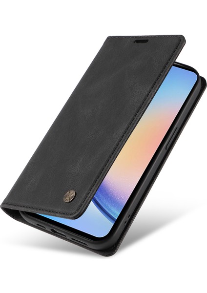 Samsung Galaxy A34 5g Toz Geçirmez Telefon Kılıfı Cilt Doku Duygu Pu Deri Kabuk Cüzdan Stand Kapağı (Yurt Dışından) indirimleri